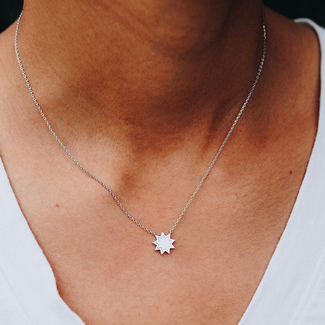 Mother of Pearl Nine Star Necklace