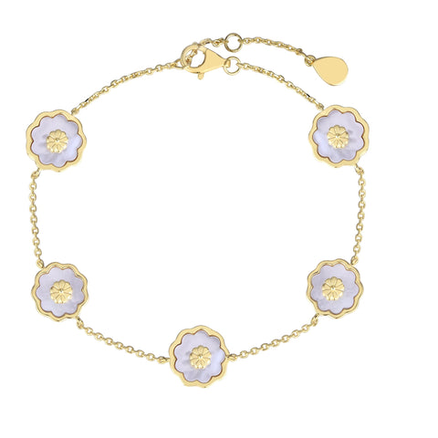 Sweet Blossoms Mother of Pearl Bracelet