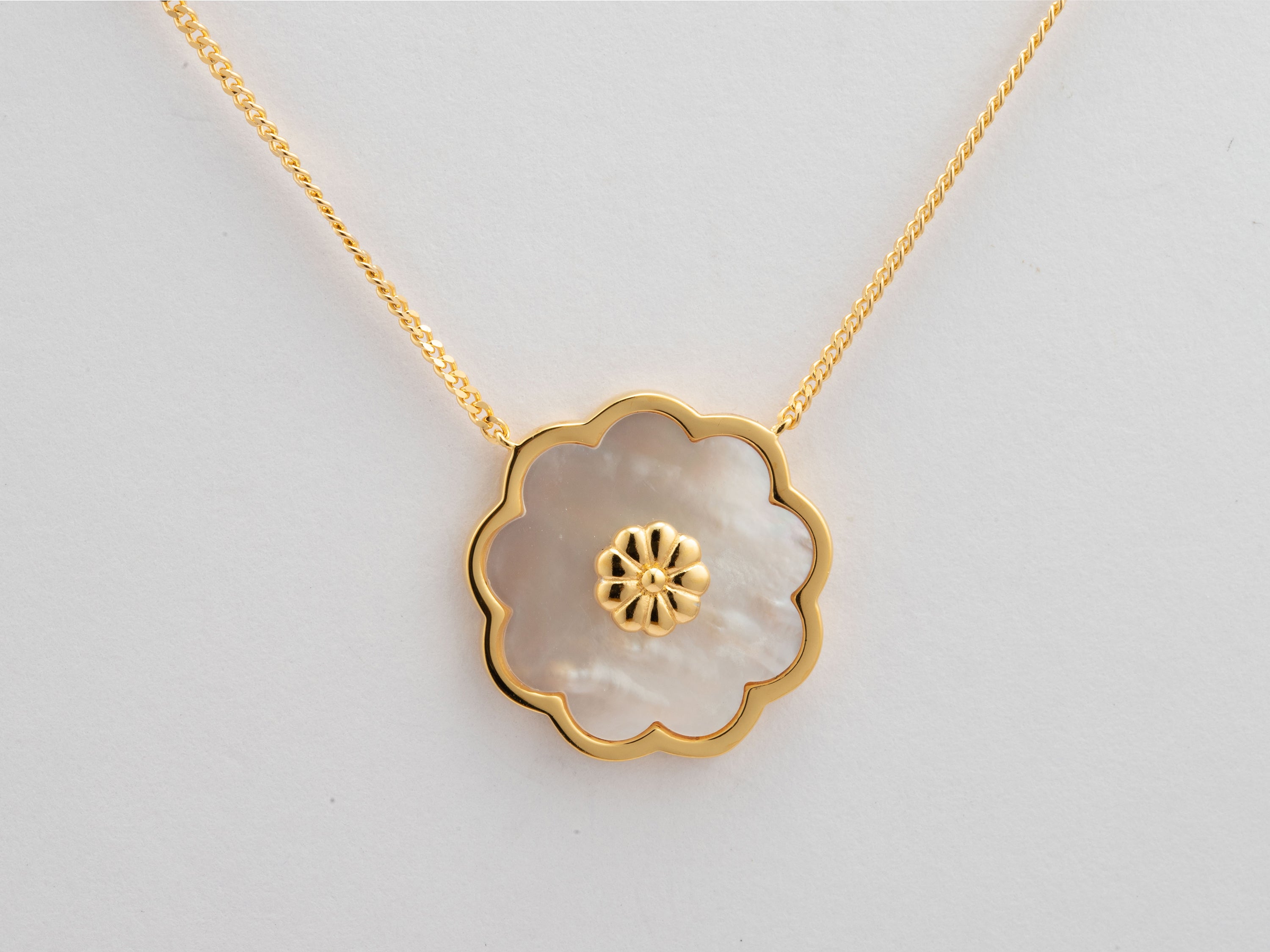 NEW! Sweet Blossoms Mother of Pearl Necklace