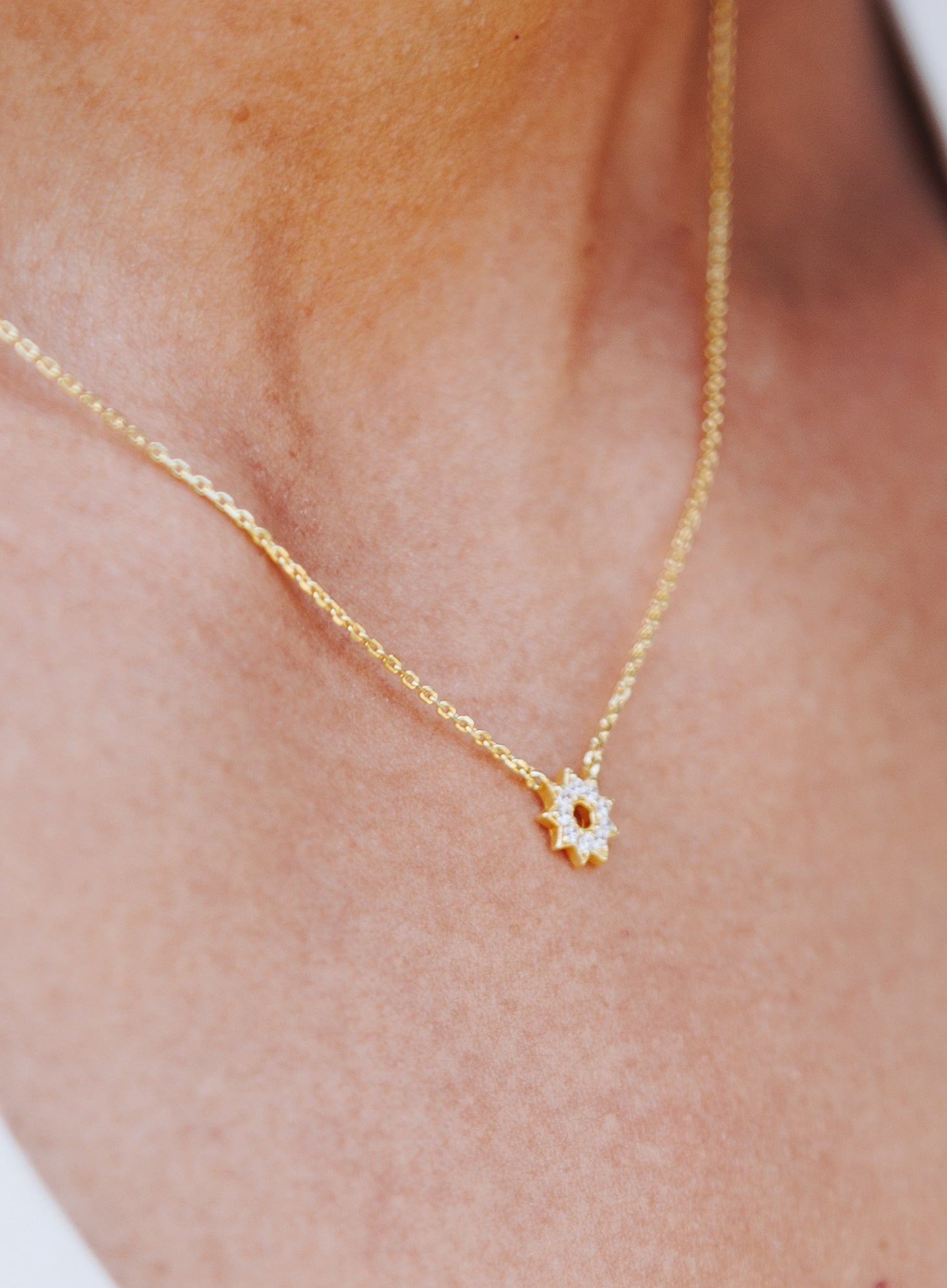 Tiny Sun Necklace