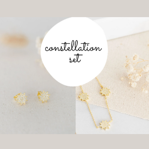 Constellation Necklace & Earring Set